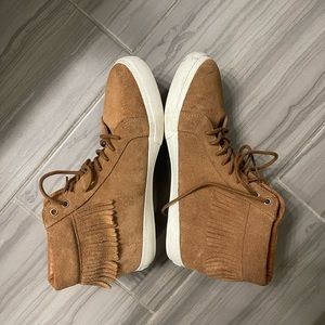 Brown chukka fringe boot sz 12